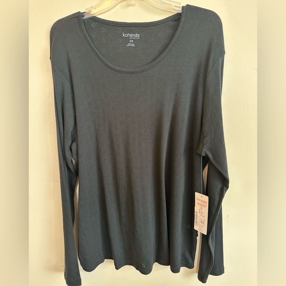 Koi Essentials Black Long Sleeve